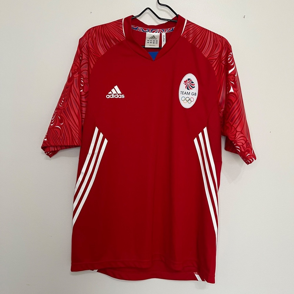 Adidas Clima-cool GB 2011 Olympic Games Shirt Mens L Sports